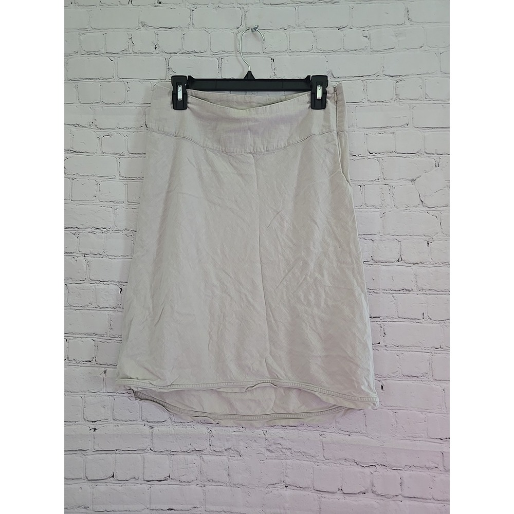 Royal Robbins linen short skirt sz 4 travel resort basic casual